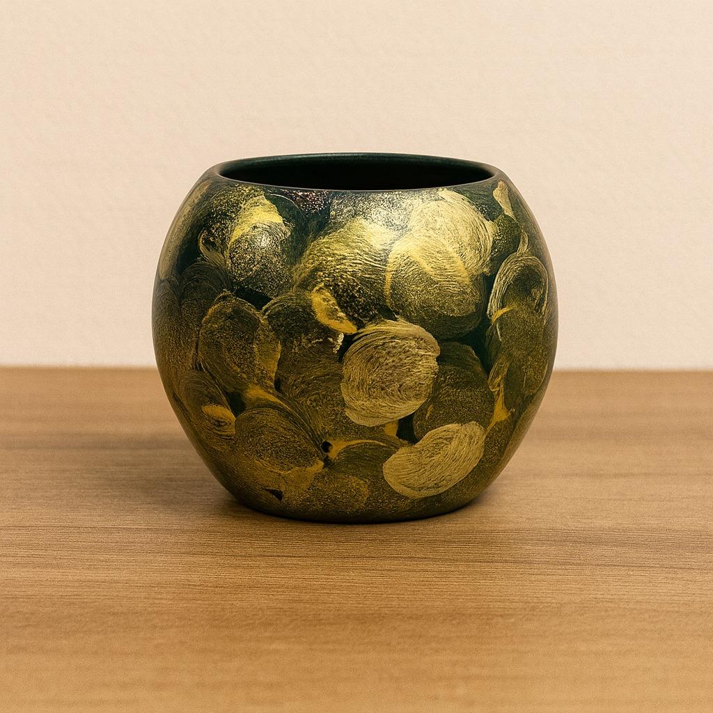 Verdant Gold Vessel